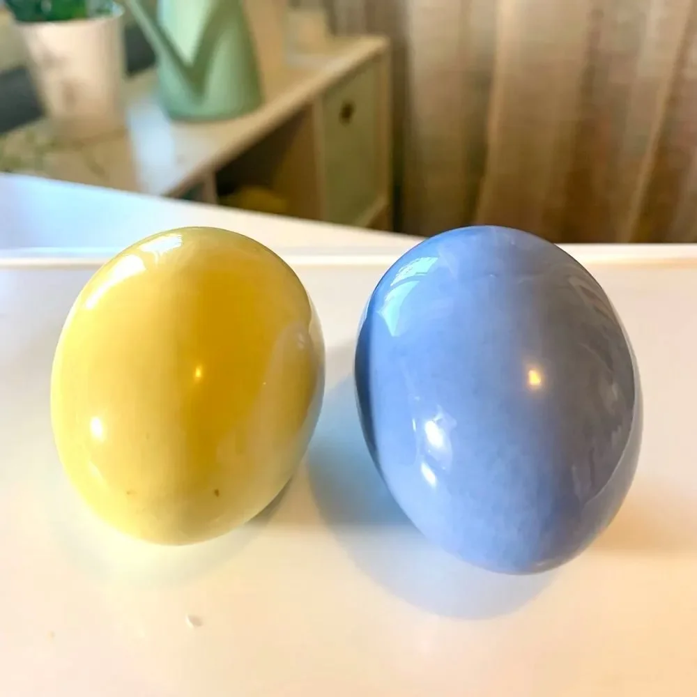 Vintage Easter Eggs Glazed ceramic Decorations 🐣